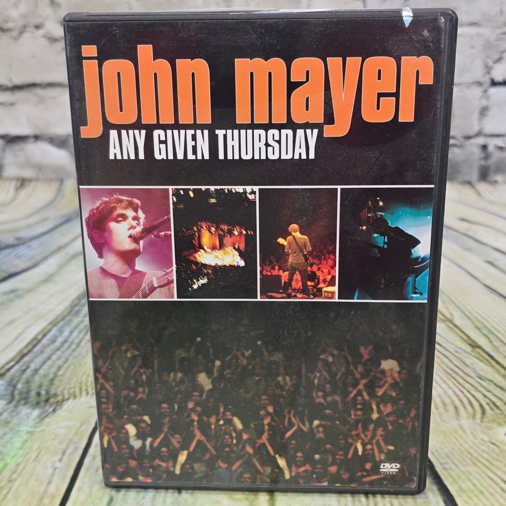 John Mayer Any Given Thursday DVD Live Concert 2002 Acoustic Rock Music Video‎
